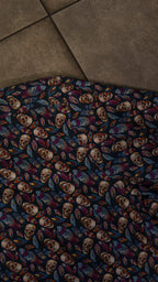 Men’s Printed Long Sleeve Button Up - Cotton Skull Candy