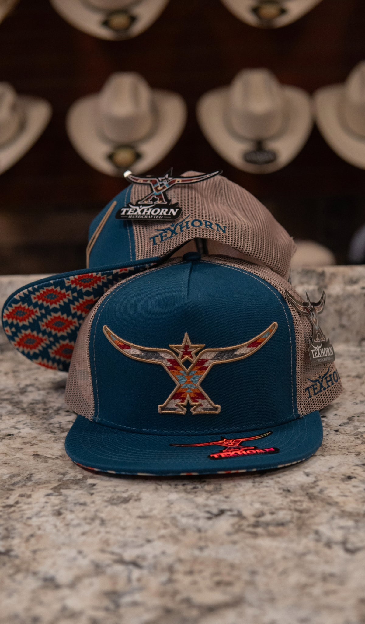 Tex Horn Snapback Cap Jean Texzec