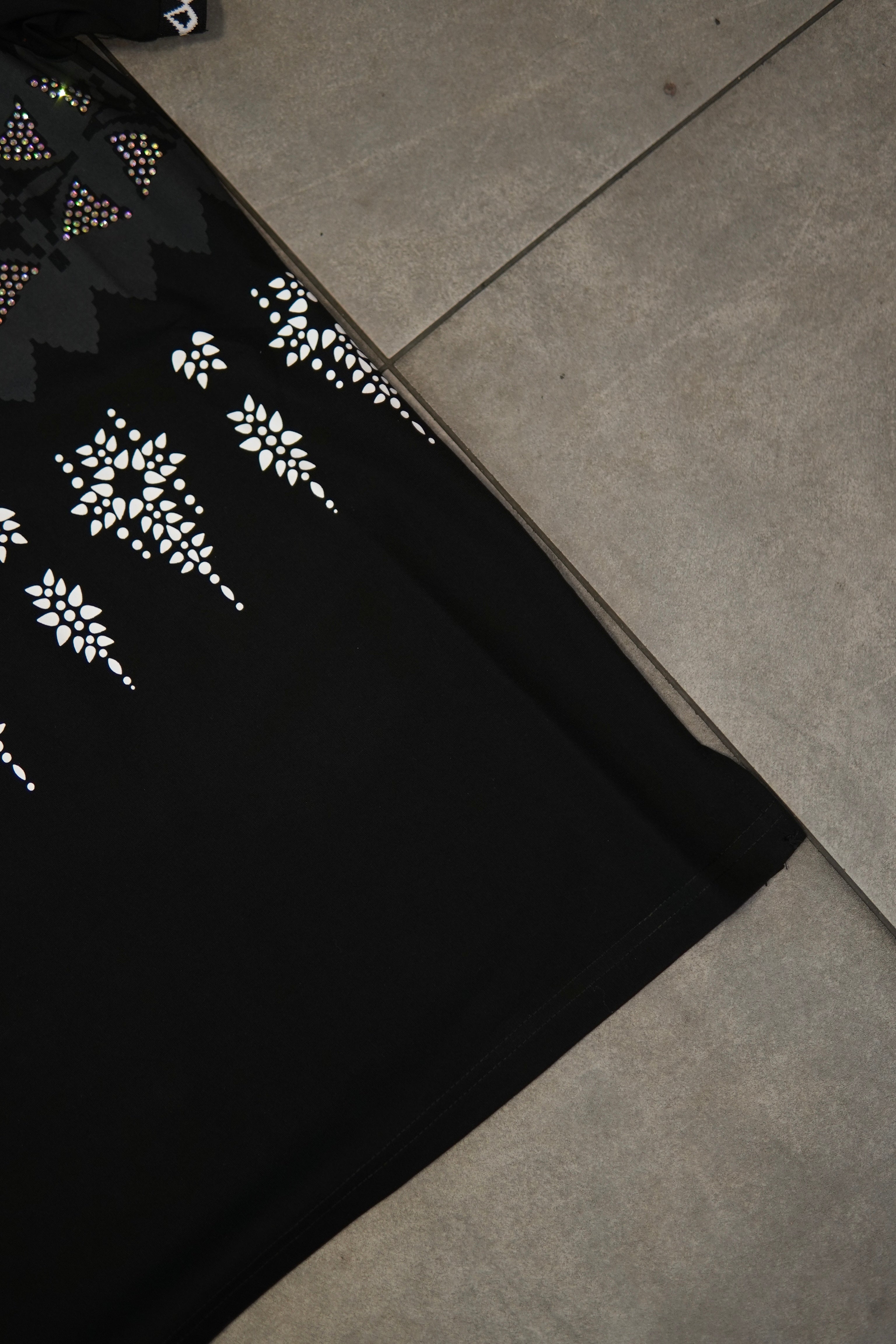 Men’s Polo Button Up - Black Pine Crystal