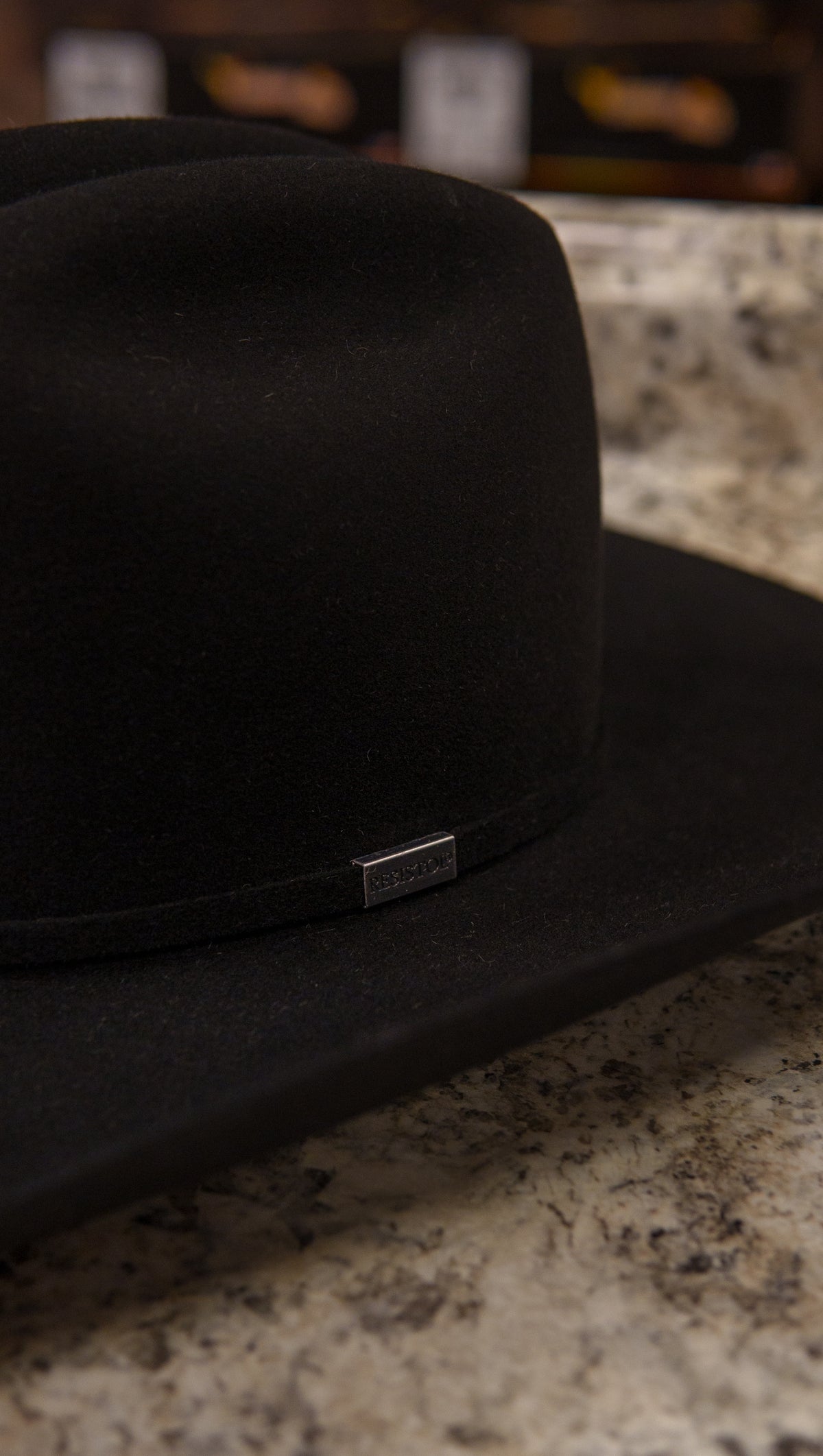 Resistol Black Beaver Felt Hat 5X Five Star