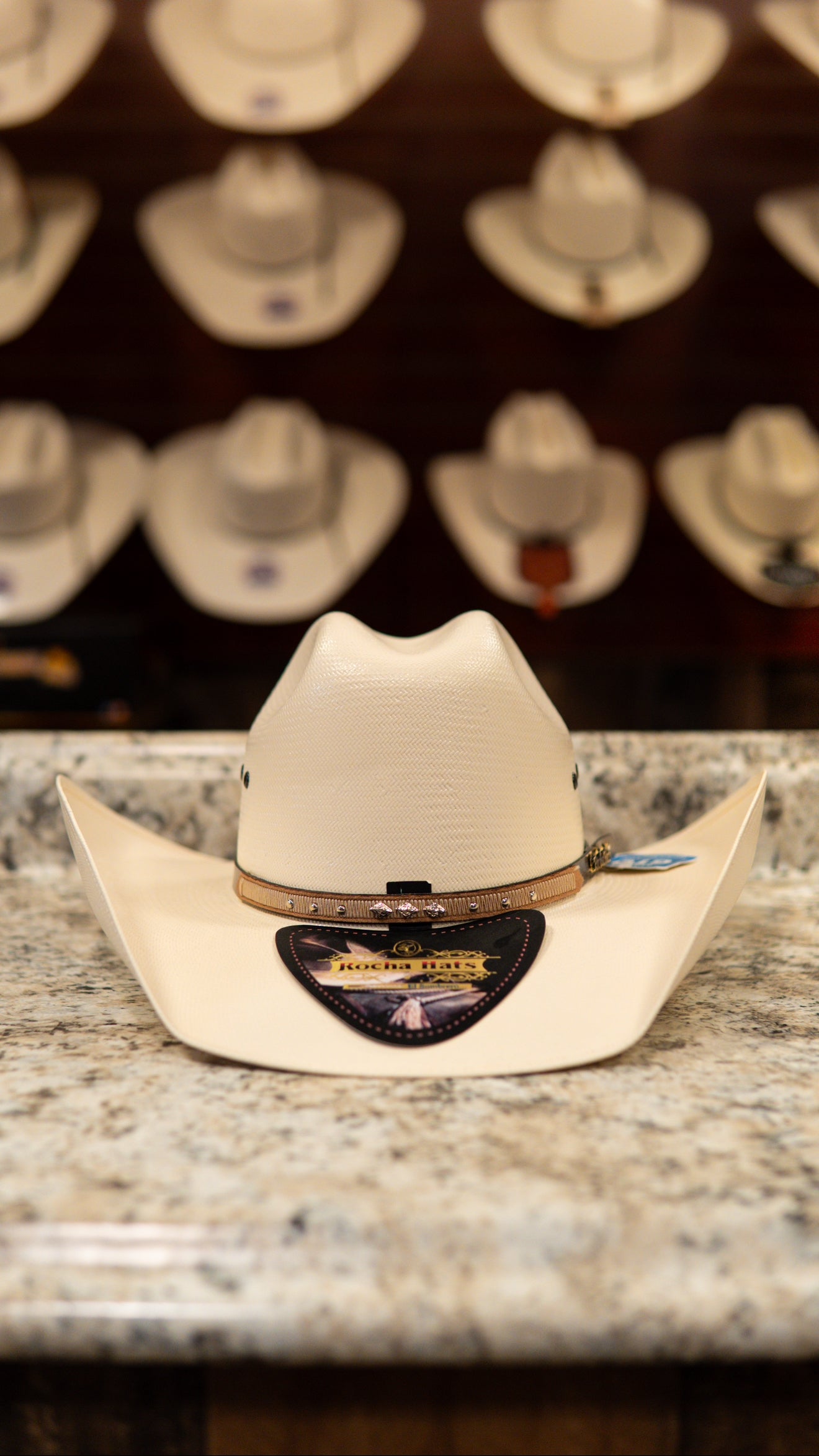 Rocha Hat Sombrero Straw 100x Roper Closed Hat