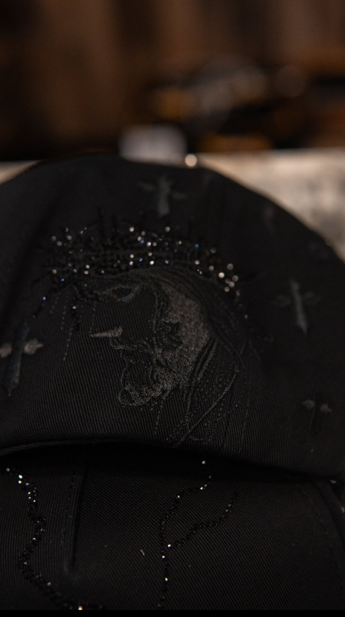 Kevin Hats Snapback Cap Black Crosses / Cruzes Negra