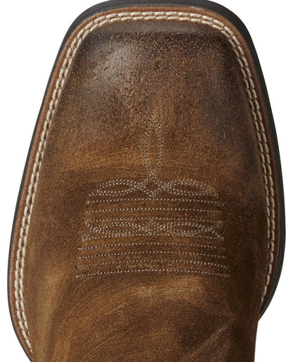 Ariat Men's Sport Patriot Antique Mocha Washed Suede/Sand Camo Print Boots