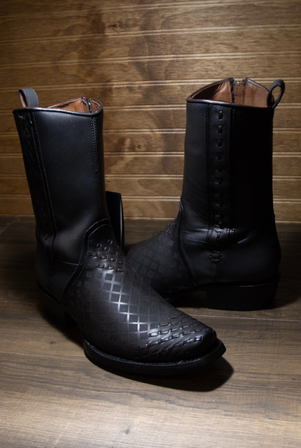 Cuadra - Crust Over Light Negro Woven Dubai Boot 1J1XRS
