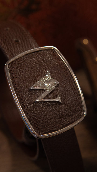 Monaco Gold/Silver - Choco Brown Belt