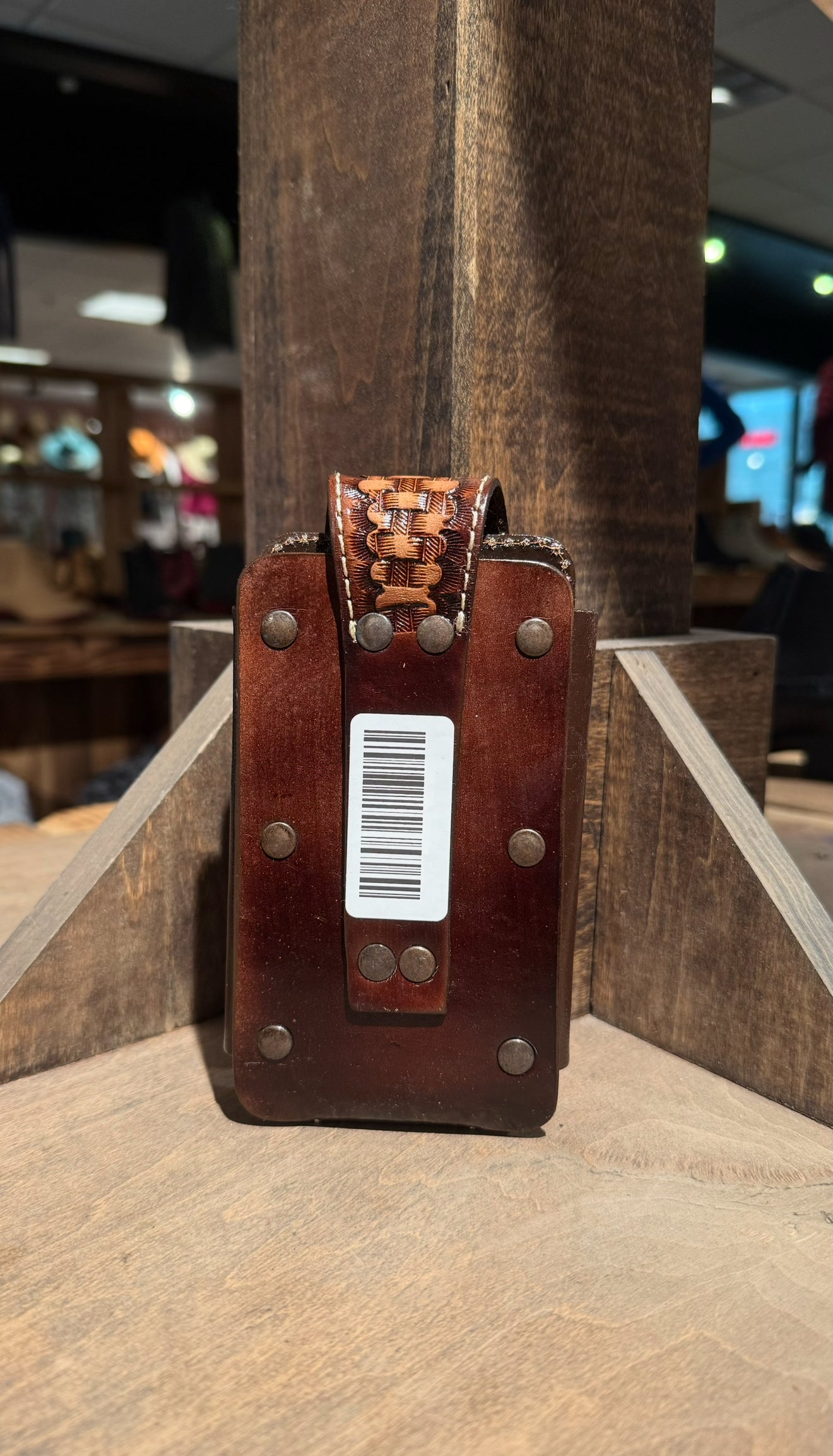 Gallo Brown Phone Holder