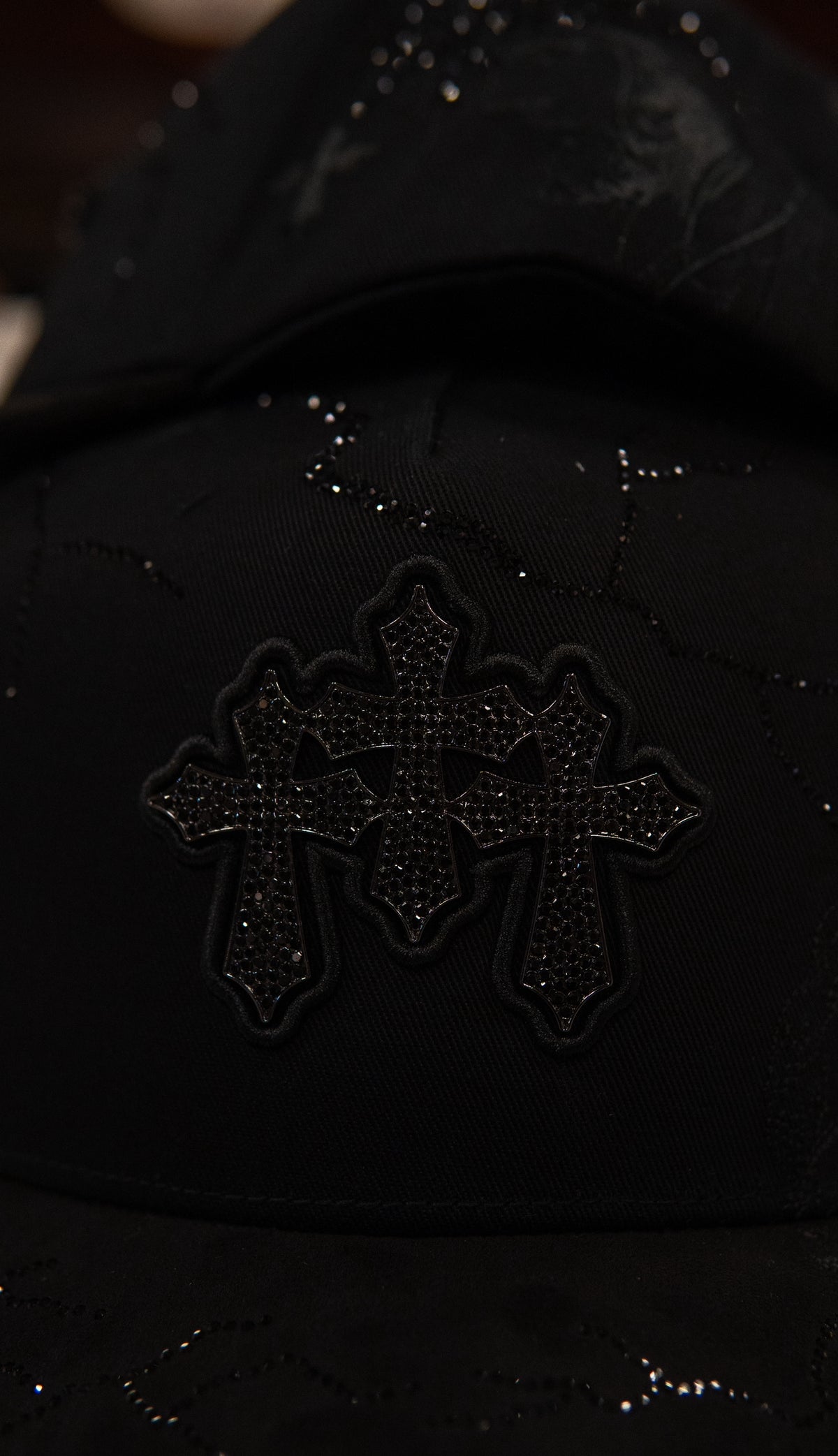Kevin Hats Snapback Cap Black Crosses / Cruzes Negra