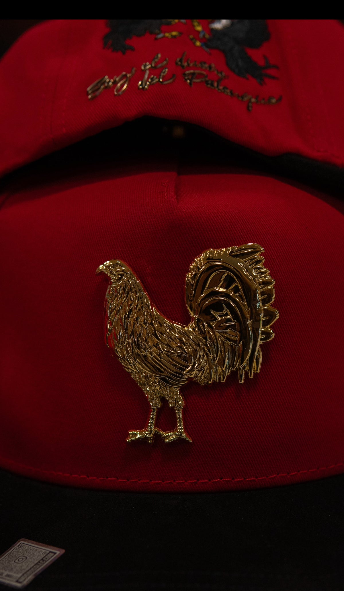 Bigg Boss Snapback Cap Golden Gallo Red
