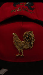 Bigg Boss Snapback Cap Golden Gallo Red