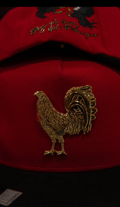 Bigg Boss Snapback Cap Golden Gallo Red