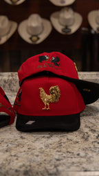 Bigg Boss Snapback Cap Golden Gallo Red
