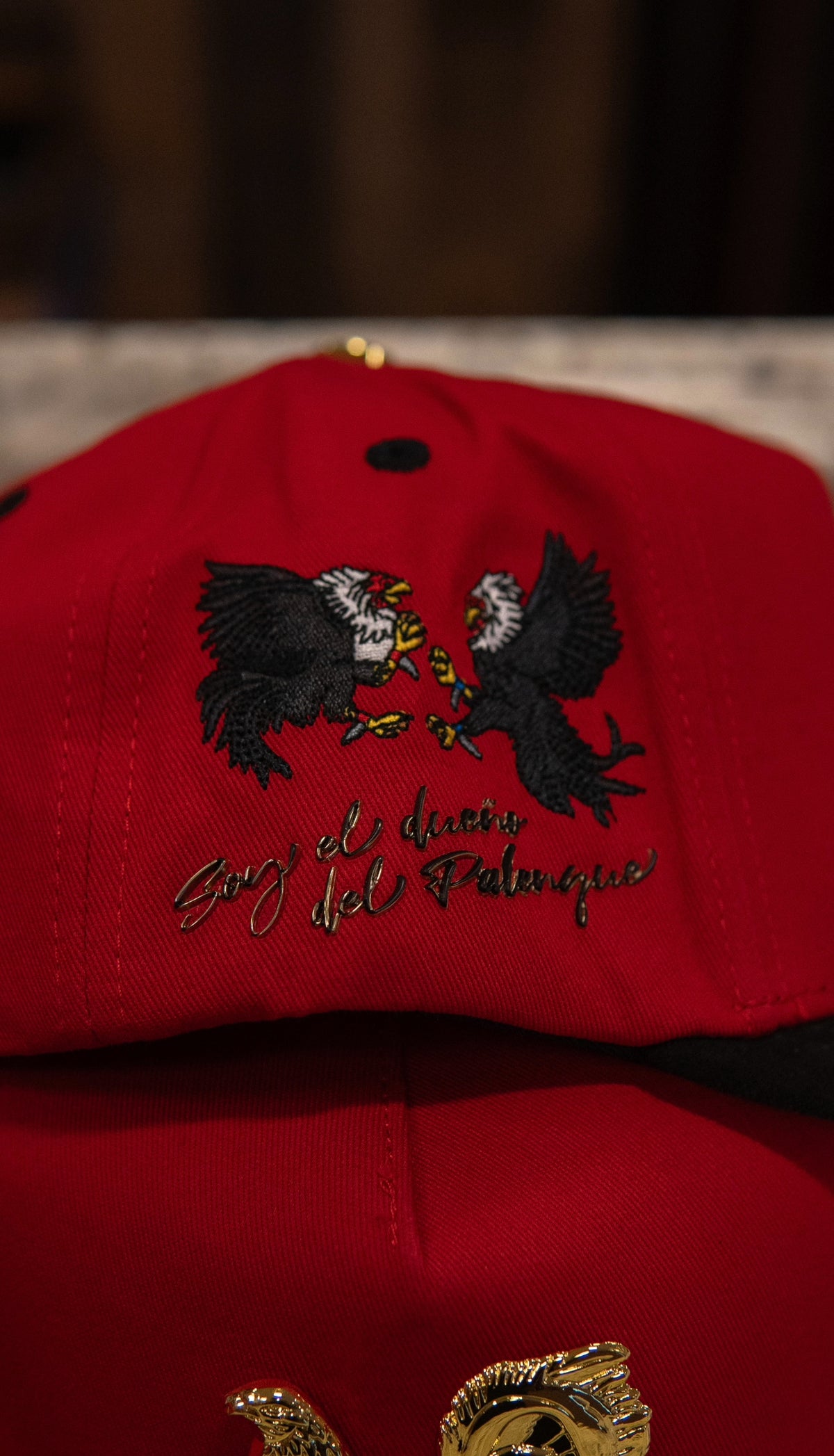 Bigg Boss Snapback Cap Golden Gallo Red