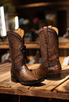 Cuadra - Caiman Belly Porto Maple Square Toe 3Z1OFY