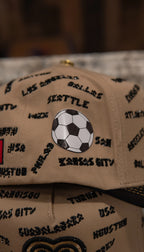 Bigg Boss Snapback Cap Mundial México Beige