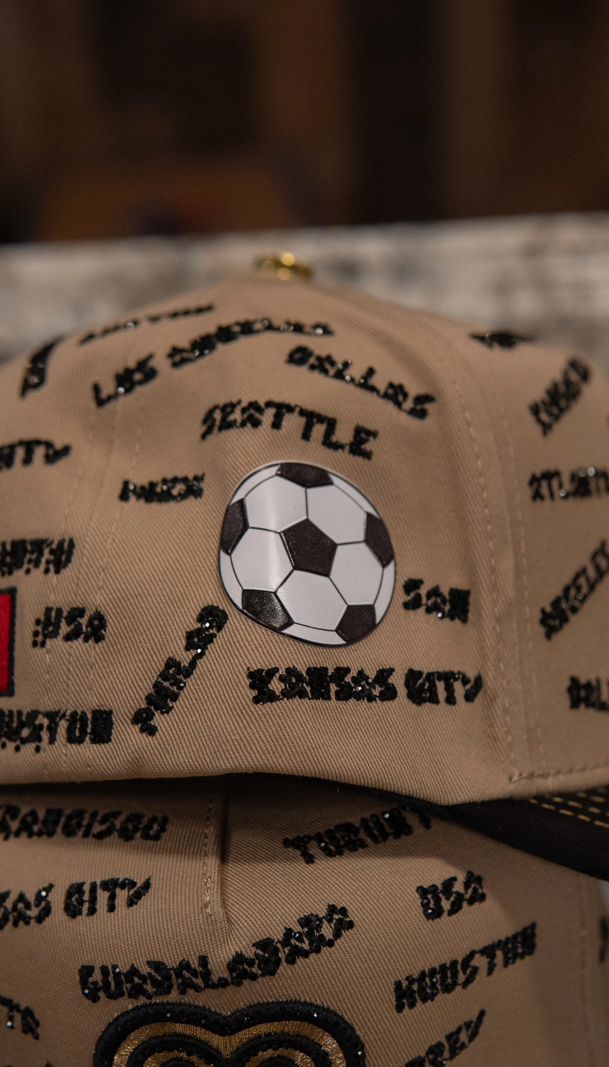 Bigg Boss Snapback Cap Mundial México Beige