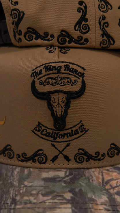 King Ranch Snapback Cap Camo Camel