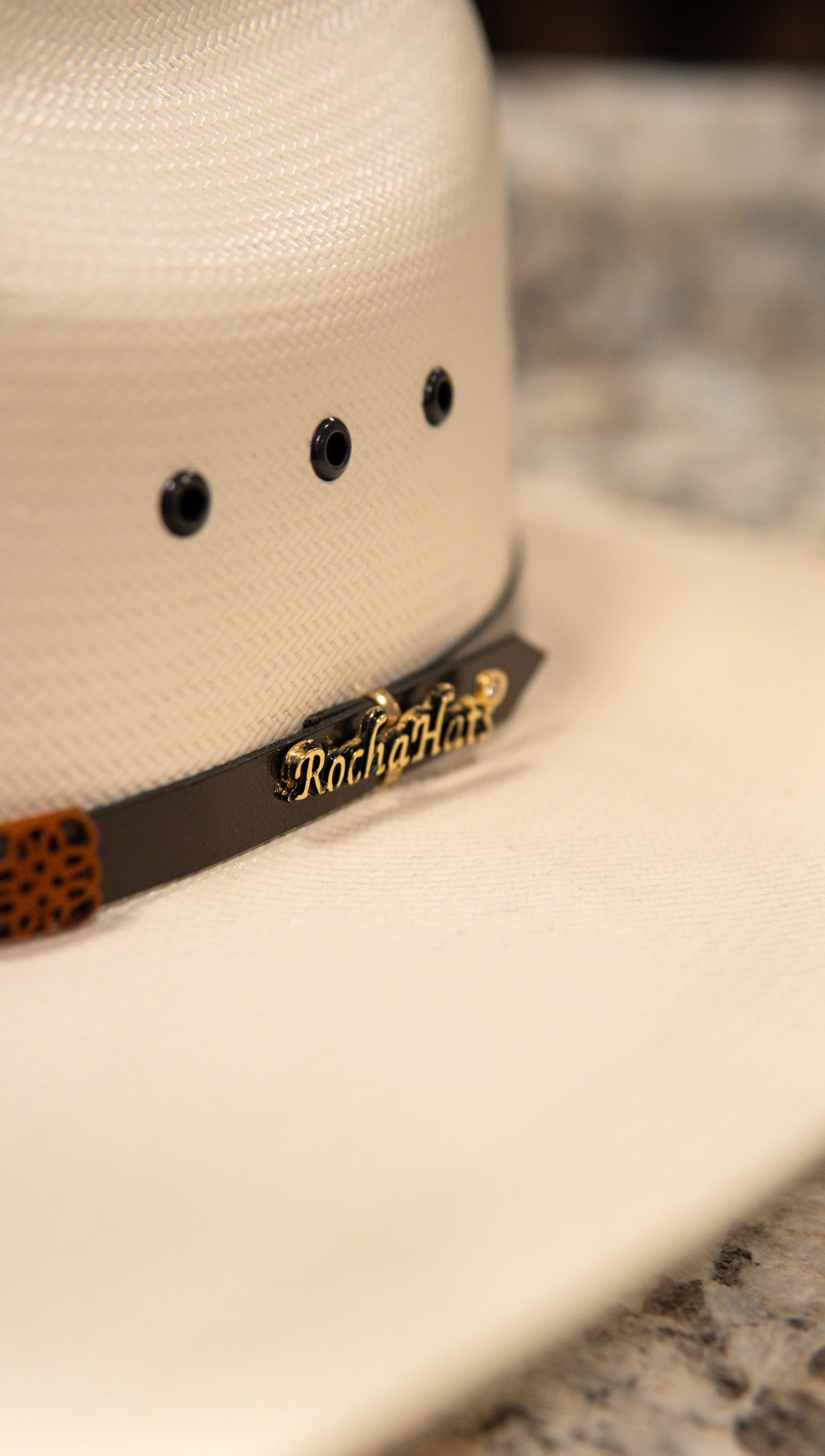 Rocha Hat Sombrero Straw 100X “Ranchero” 4” Brim Hat