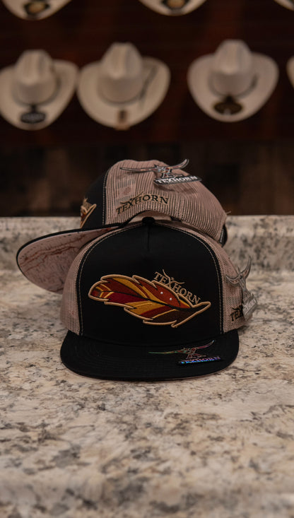 Tex Horn Snapback Cap Tex Leaf