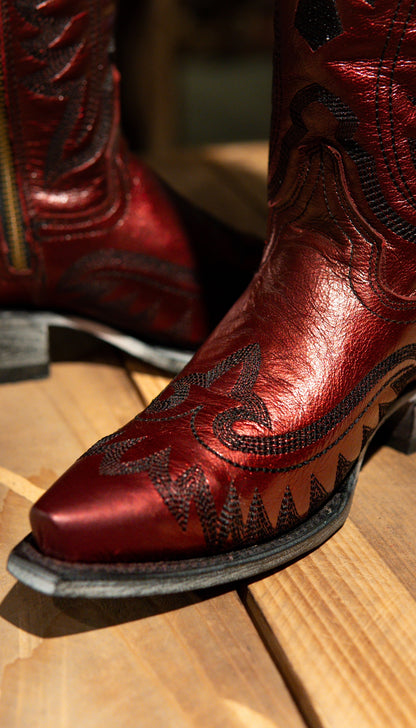 Athiri Ladies Venus Vino Snip Toe Boots