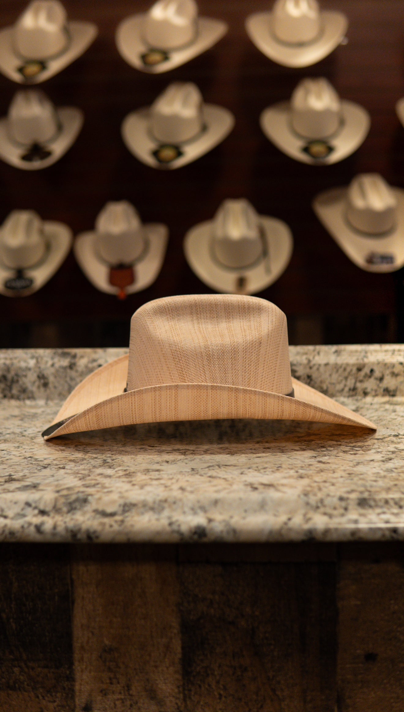 Rocha Hat Sombrero Straw 15X Roper Striped