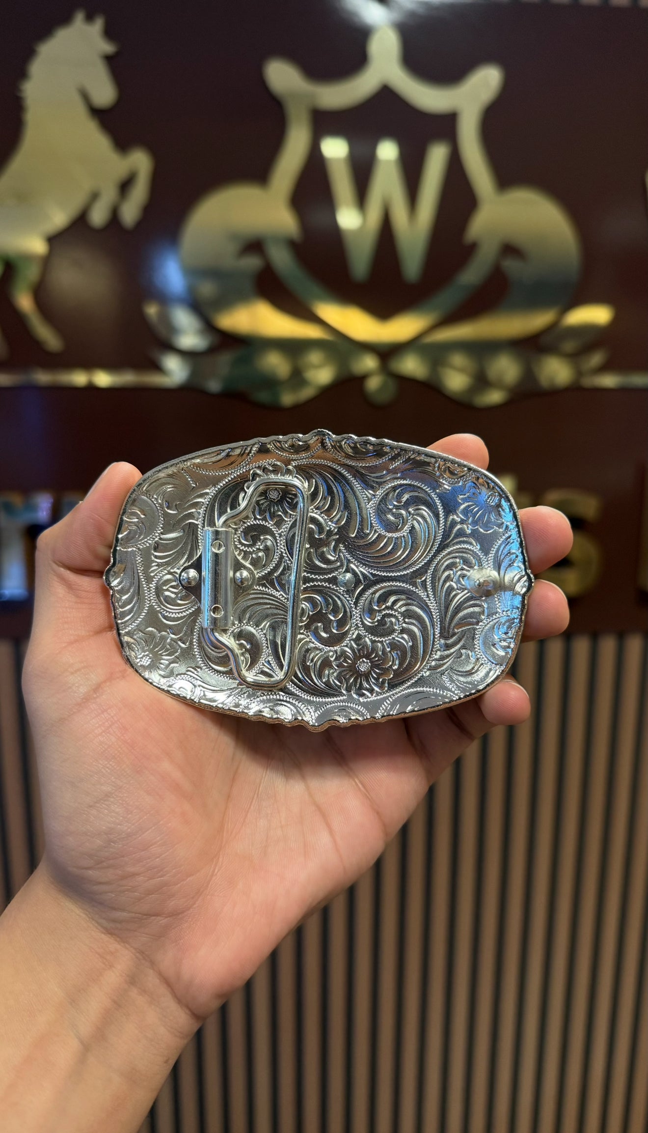 San Judas Turquoise Twister Buckle
