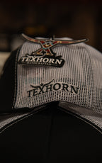 Tex Horn Snapback Cap Black Serape