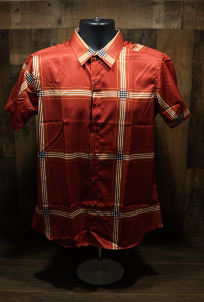 Men’s Moderno Short Sleeve Button Up “Virnet”