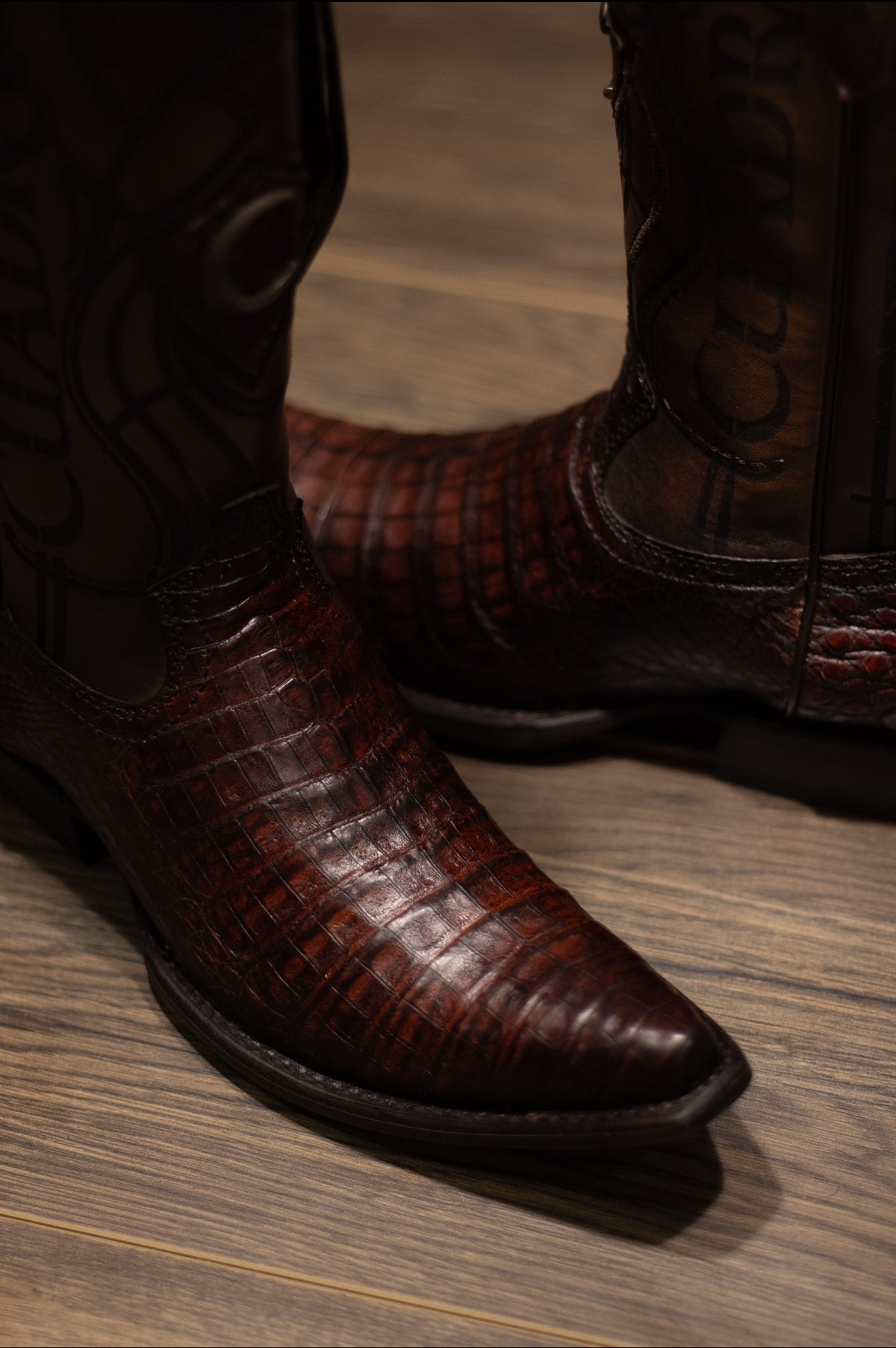 Cuadra - Caiman Belly Whiskey Snip Toe