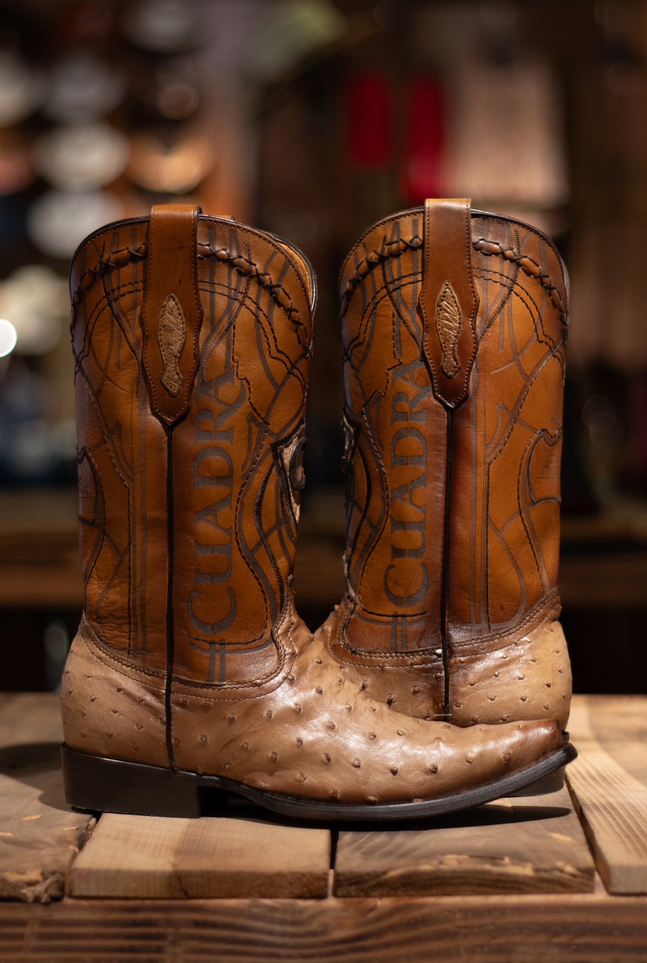 Cuadra - Avestruz Flame Orix Snip Toe 2B1OA1