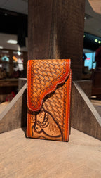 Crossed Horse Head Phone Holder