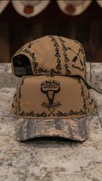 King Ranch Snapback Cap Camo Camel