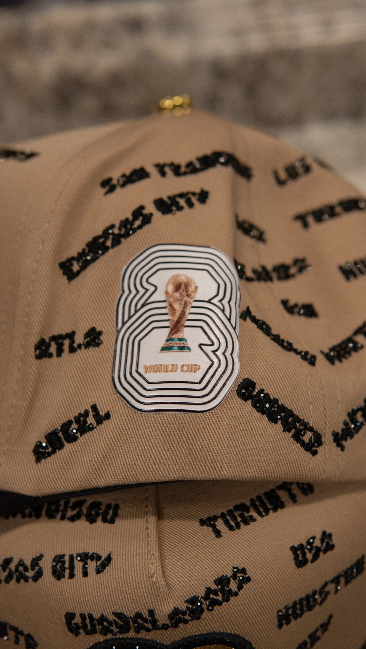 Bigg Boss Snapback Cap Mundial México Beige