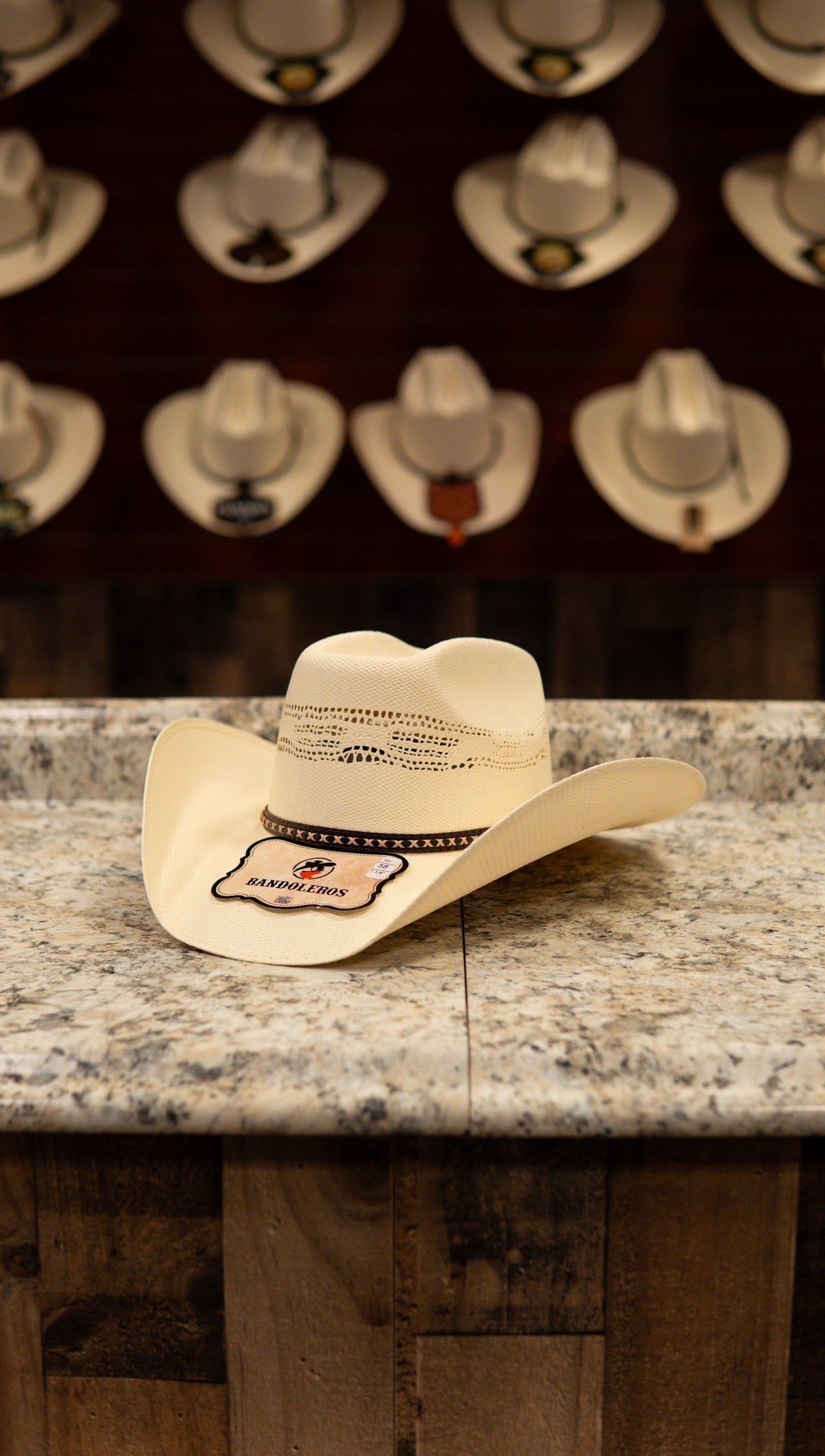 Bandolero Sombrero Straw 50X “Roper” Hat