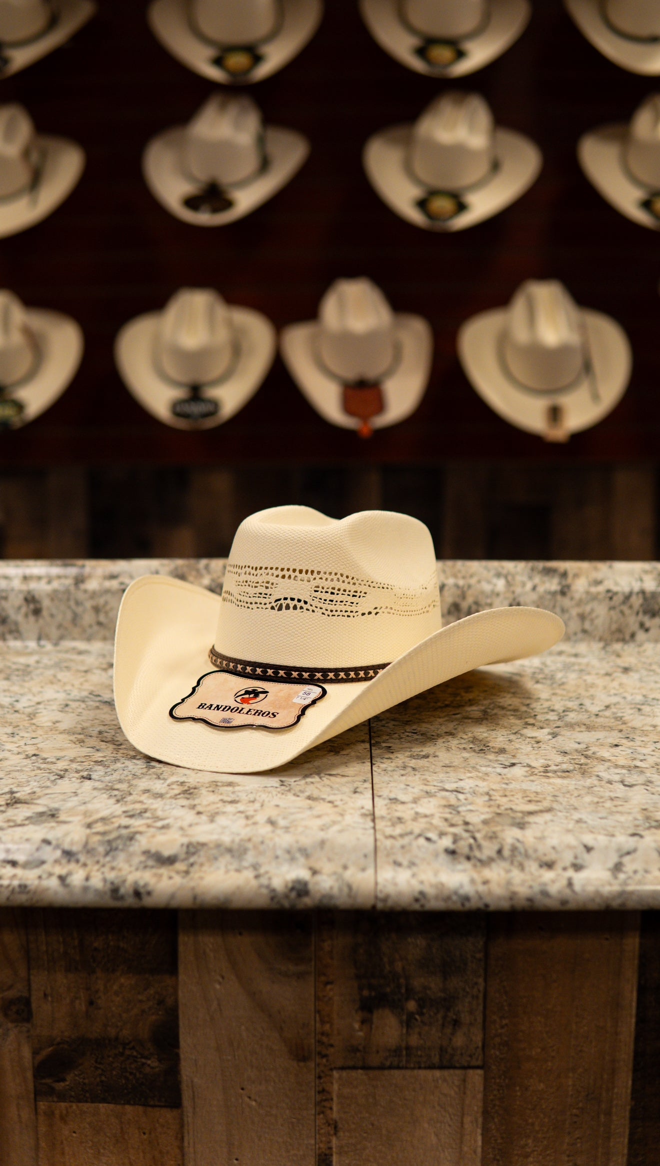 Bandolero Sombrero Straw 50X “Roper” Hat