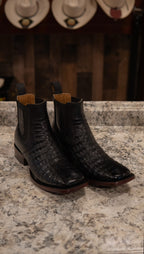 Men's Los Altos Caiman Black Chelsea Boots