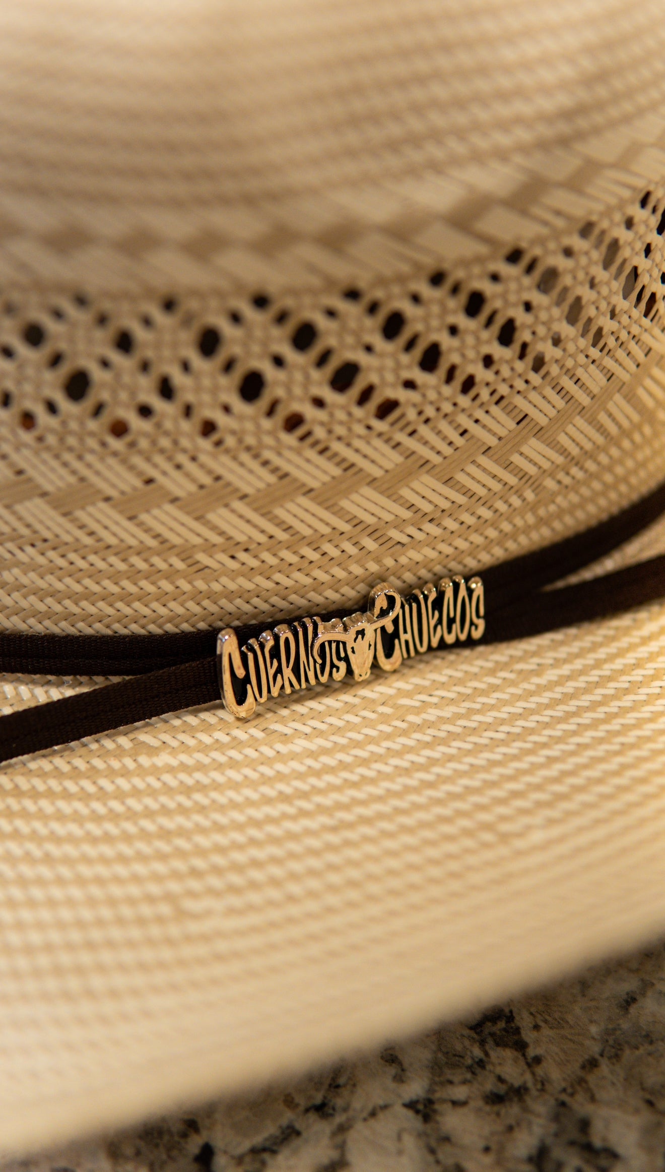 Cuernos Chuecos Sombrero Hat 100X “Gus” Wide Brim Rounded Top Hat