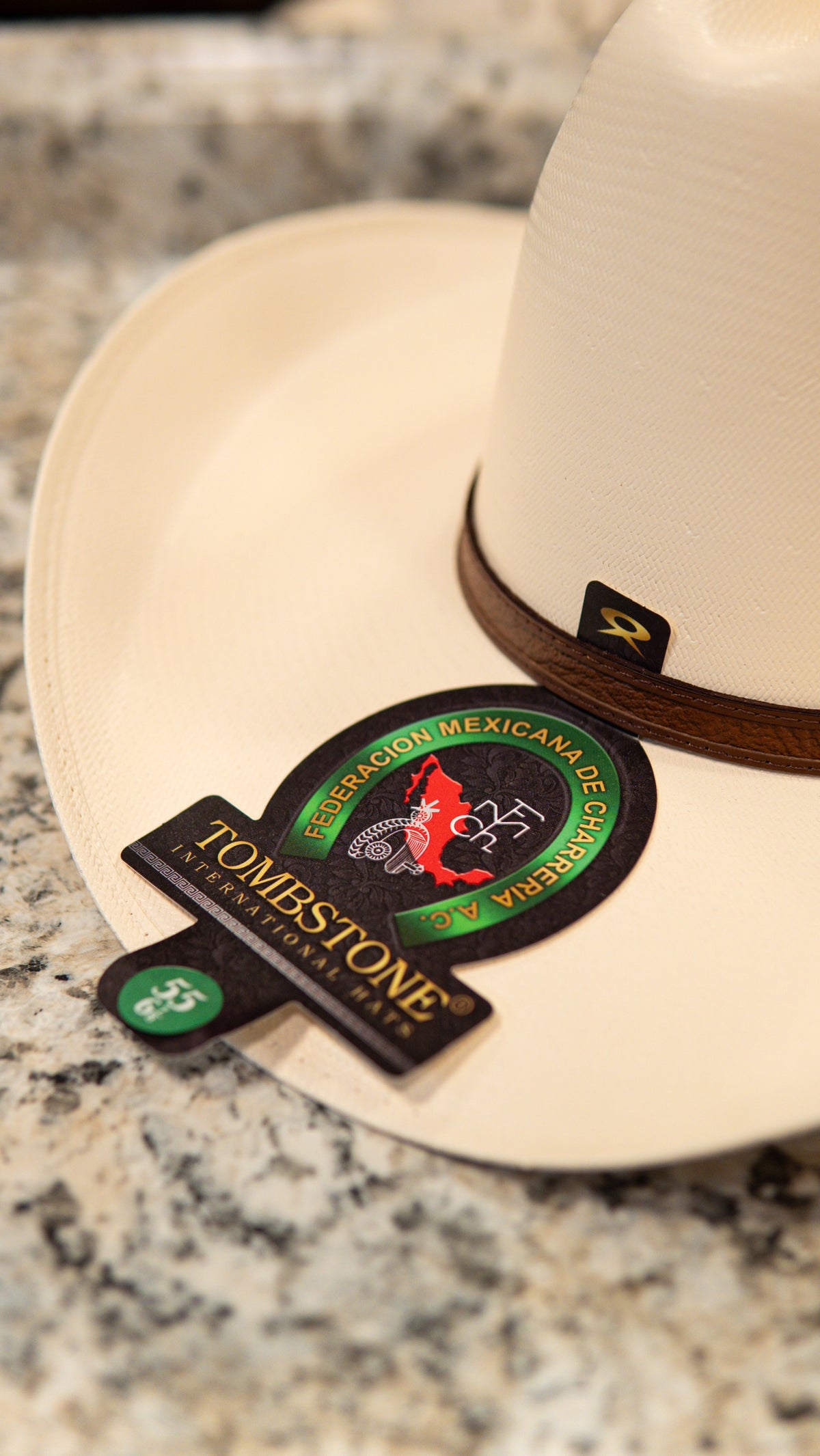 Tombstone Sombrero Straw 100X “La Manga” Federacion de Charreria Edicion Hat