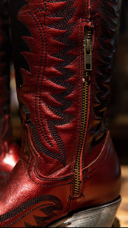 Athiri Ladies Venus Vino Snip Toe Boots