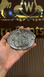 Bull Riding Italiano Western Belt Buckle