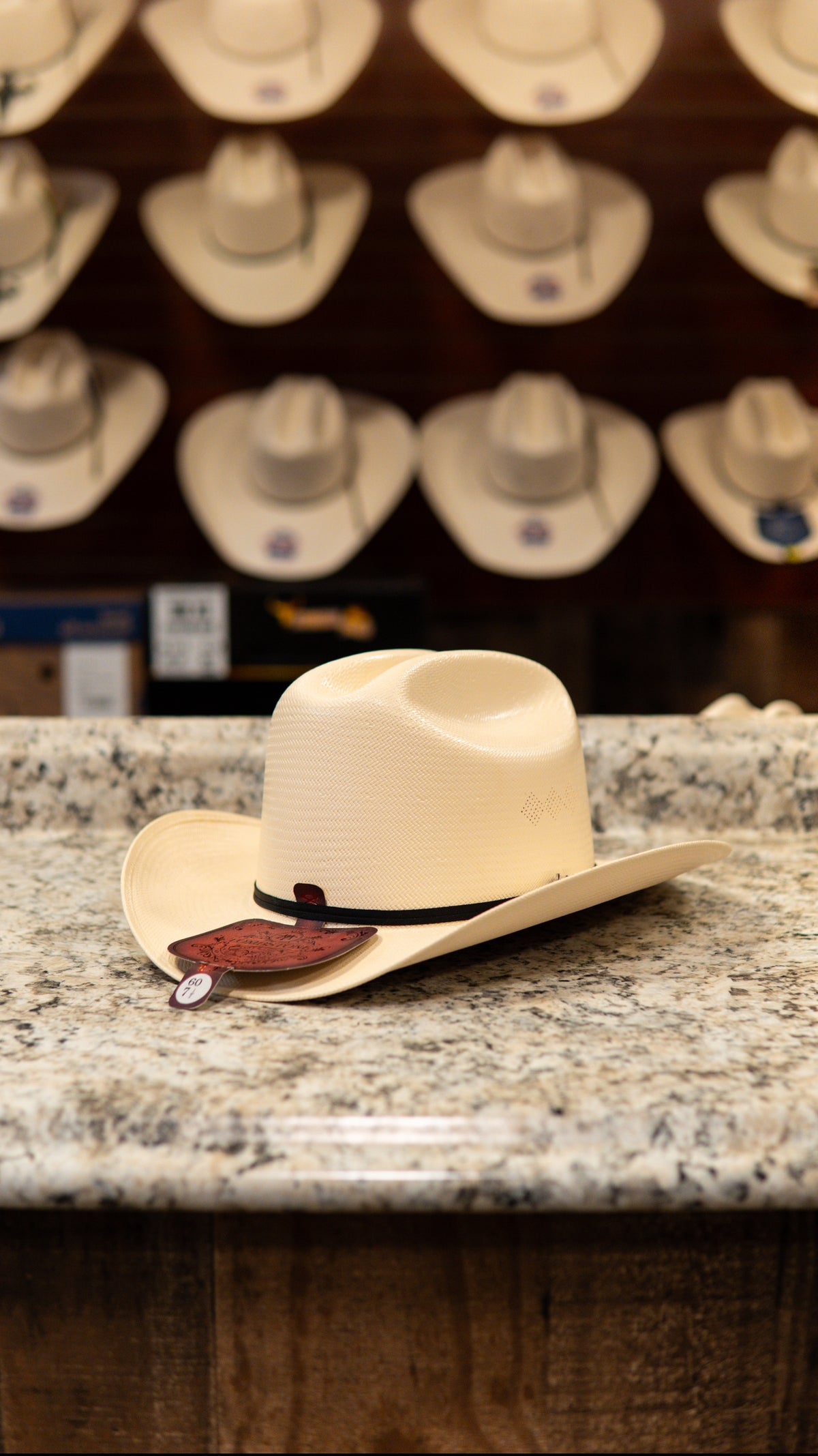 Tombstone Sombrero Straw 30x Shantung Sinaloa Chaparral Style
