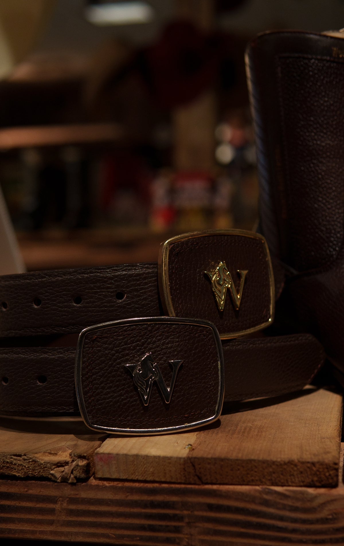 Monaco Gold/Silver - Choco Brown Belt