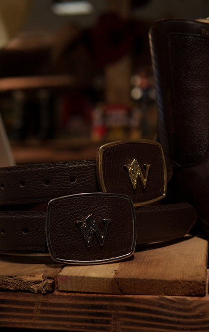 Monaco Gold/Silver - Choco Brown Belt