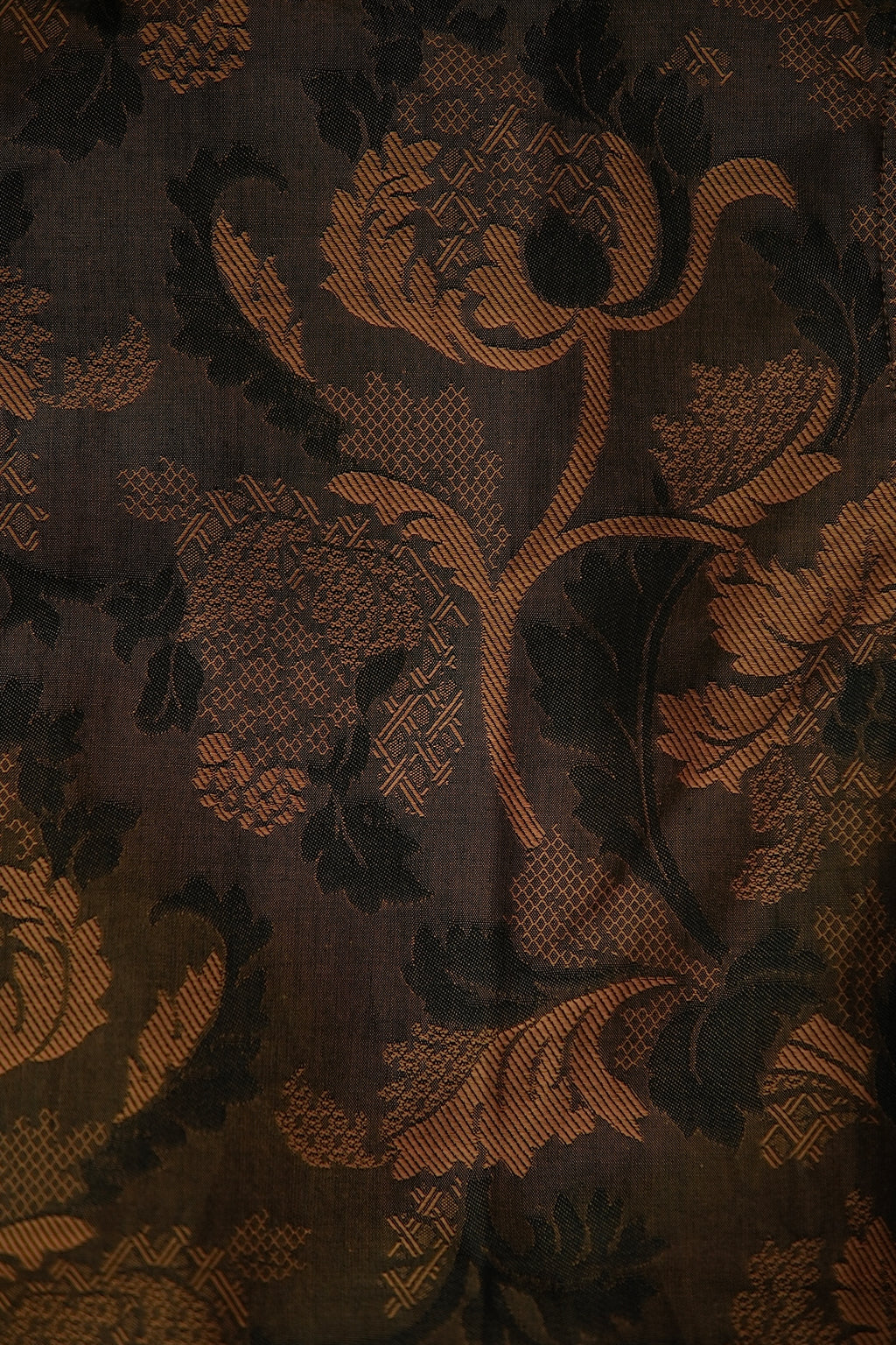 Men’s Printed Long Sleeve Button Up - Sun Burnt Flower