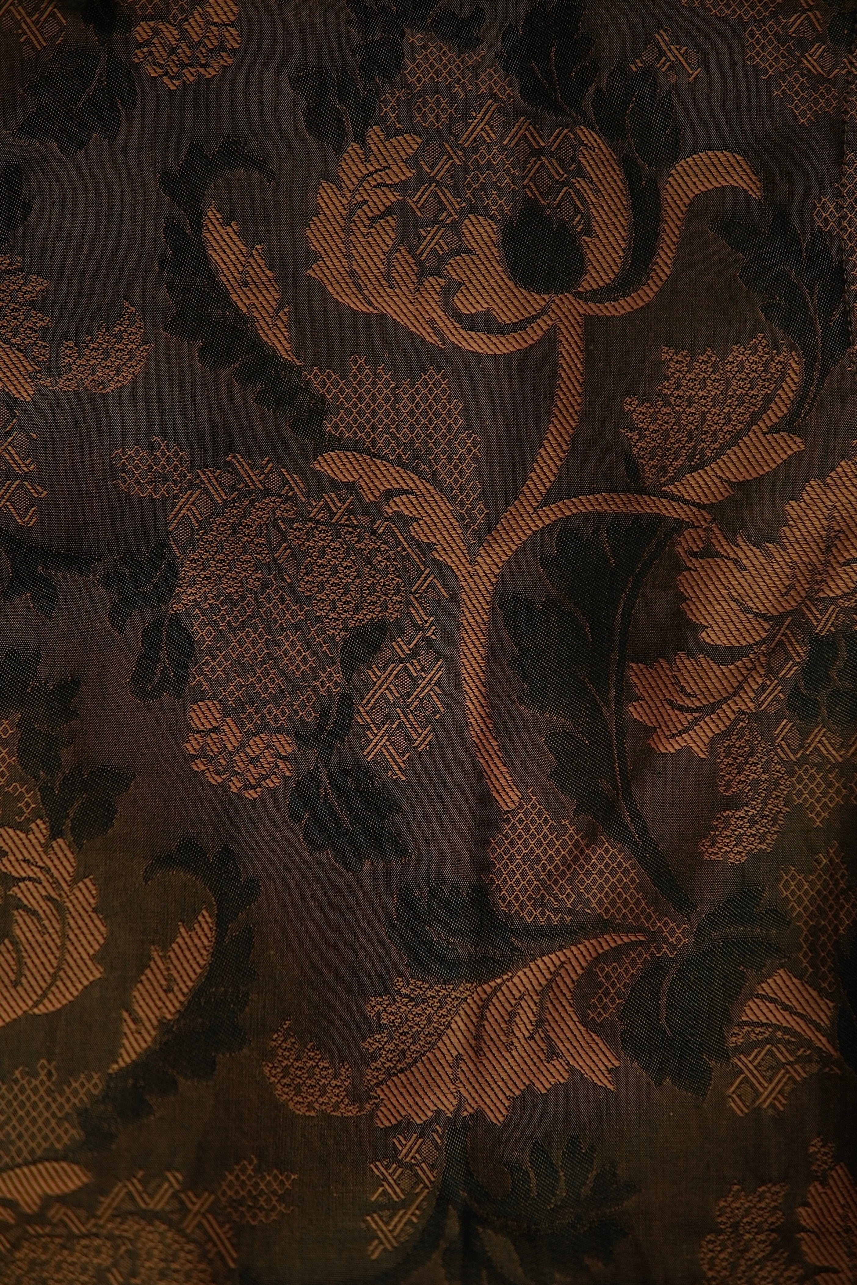 Men’s Printed Long Sleeve Button Up - Sun Burnt Flower