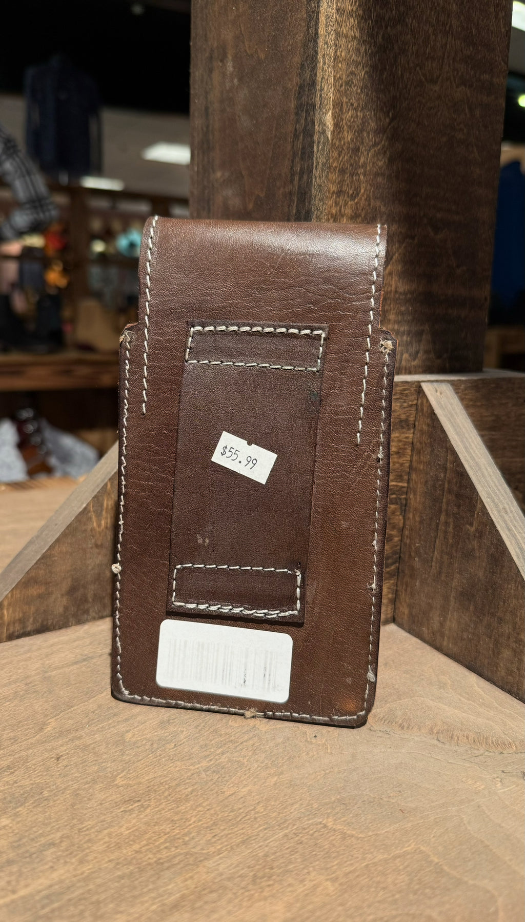 Hand Tool Brown Phone Carrier