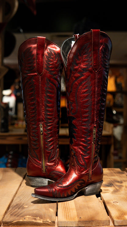 Athiri Ladies Venus Vino Snip Toe Boots