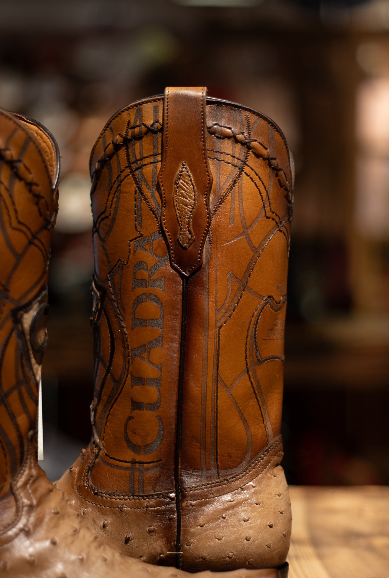 Cuadra - Avestruz Flame Orix Snip Toe 2B1OA1