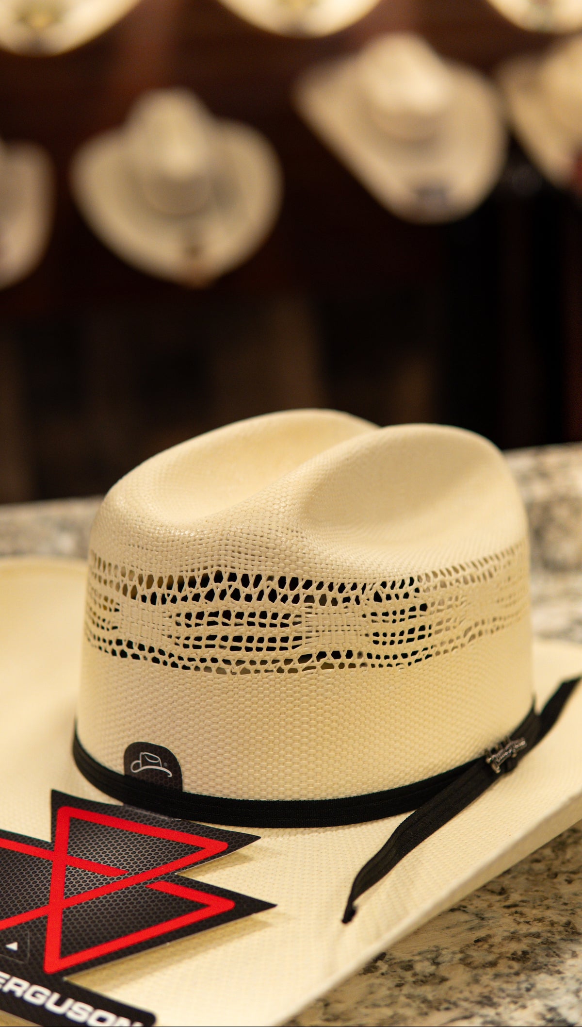 Tombstone Sombrero Straw 10X “Roper Ferguson” Hat