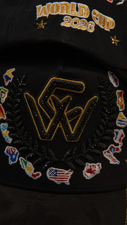 Bigg Boss Snapback Cap Black World Cup Cap