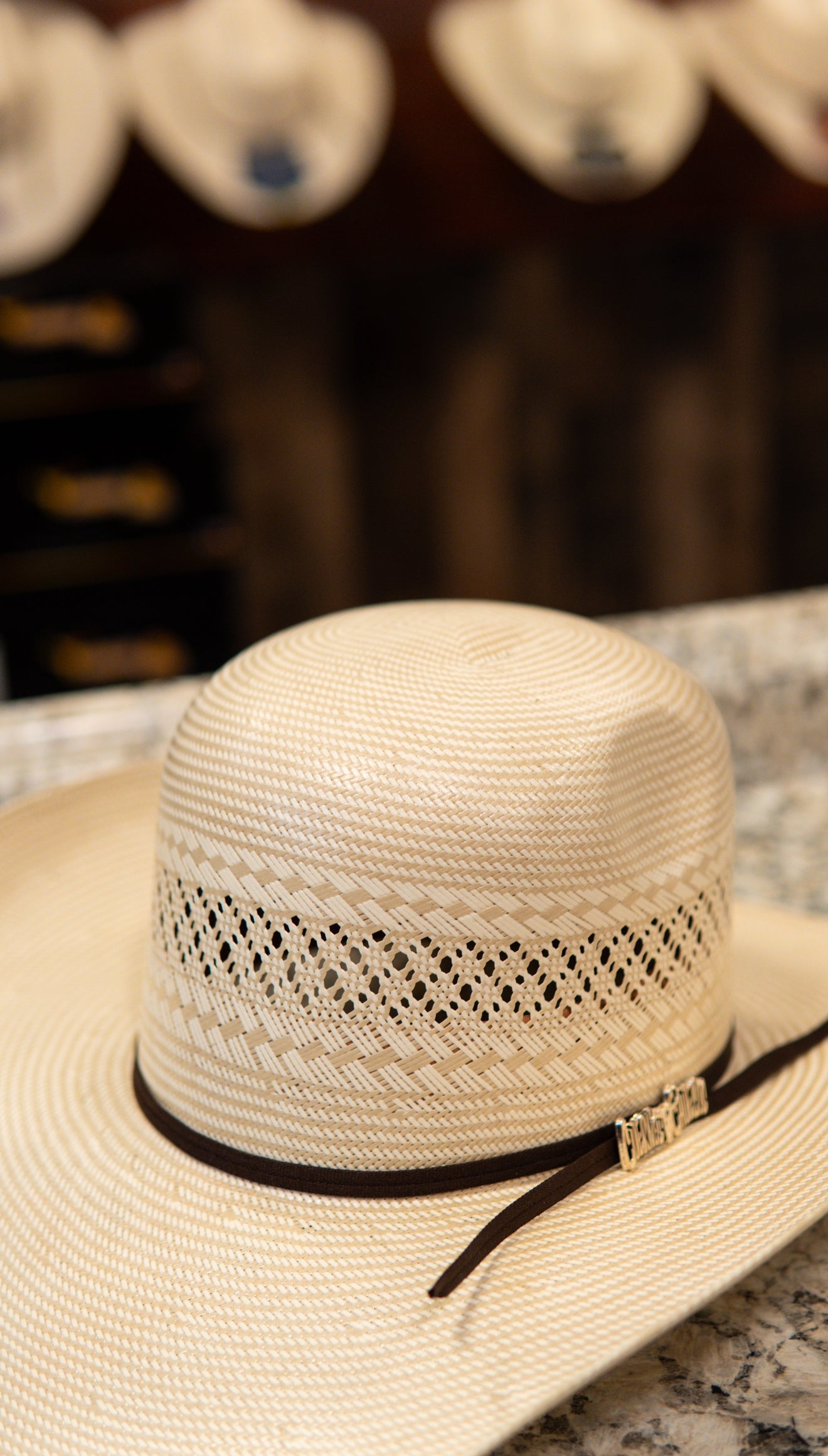 Cuernos Chuecos Sombrero Hat 100X “Gus” Wide Brim Rounded Top Hat